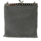 Elegant Silver Mesh Shoulder Evening Bag