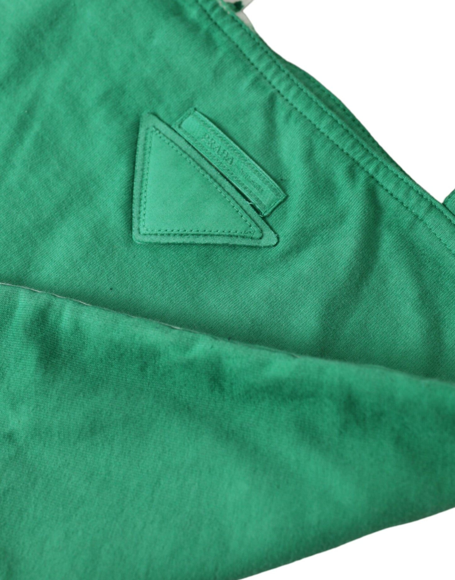 Elegant Green Fabric Tote Bag