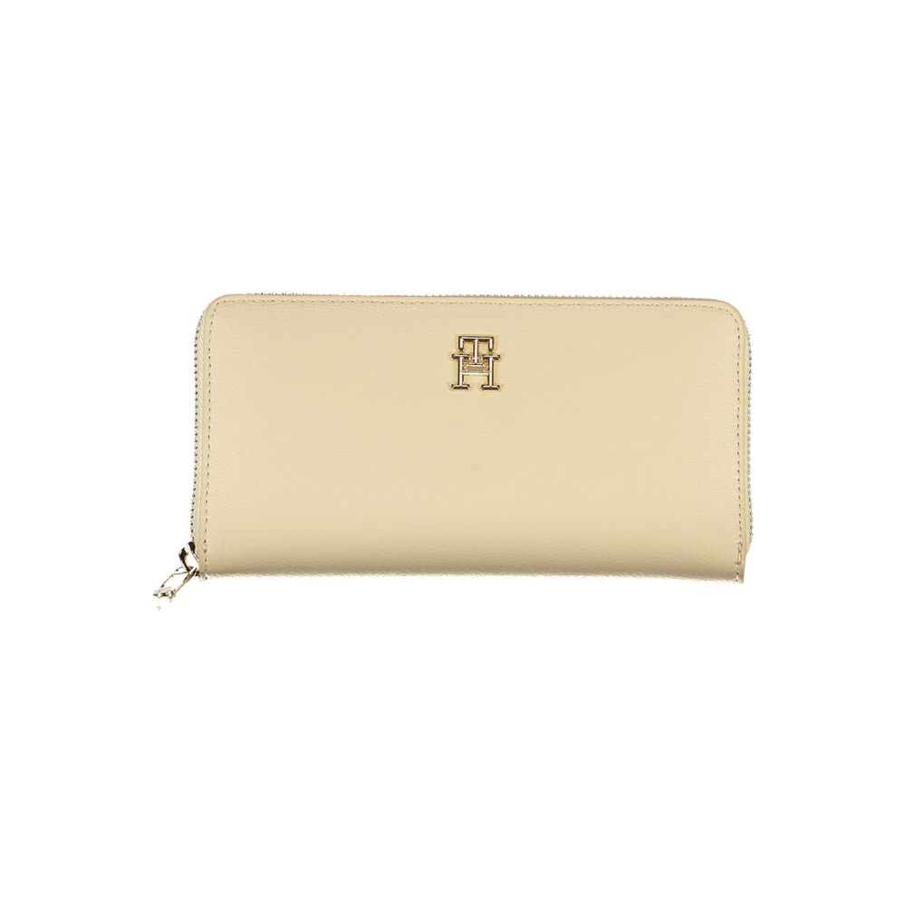 Beige Polyester Wallet