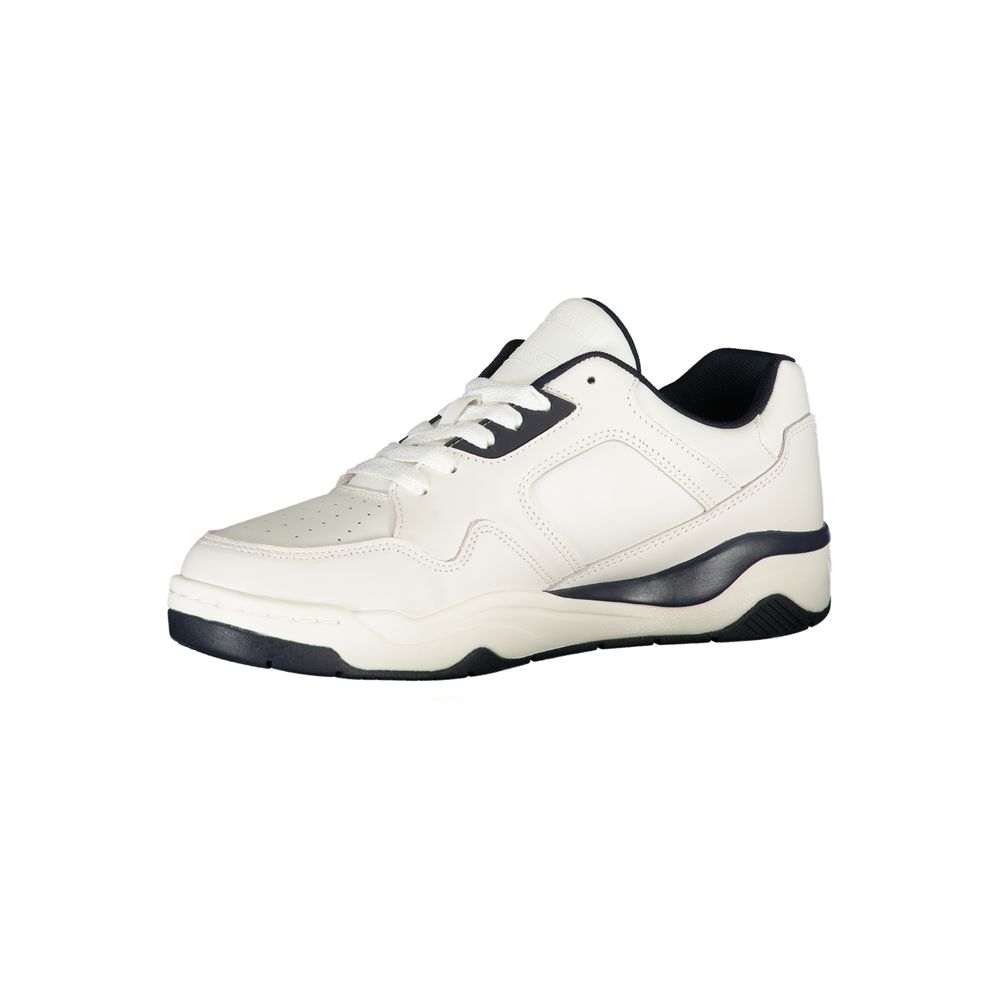 White Polyester Sneaker