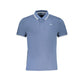 Blue Cotton Polo Shirt