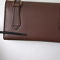 Elegant Leather Shoulder Bag in Rich Brown