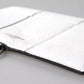 Elegant White Leather Crossbody Cardholder