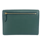 Macken Small Vintage Green House Check Leather Crossbody Bag