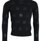 Black DG Logo Pullover Sweatshirt Sweater