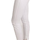 Chic White Slim Dress Pants