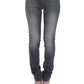 Chic Gray Slim-Fit Skinny Jeans