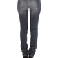 Chic Gray Slim-Fit Skinny Jeans