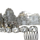 Silver Brass STRASS Crystal Crown Tiara LED Diadem