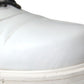 Pristine White Italian Ankle Boots