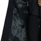 Black Wool Cashmere Trench Coat Jacket