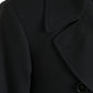 Black Double Breasted Trench Coat Jacket