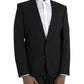 Black MARTINI Slim Fit Jacket Coat Blazer