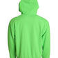 Neon Green Hooded Full Zip Top Sweater