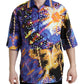 Multicolor Luminarie Print Cotton Casual Shirt