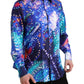 Purple Luminarie Silk Slim MARTINI Shirt