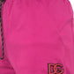 Pink Logo Cargo Cotton Jogger Sweatpants Pants