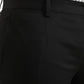 Black Cotton Stretch Skinny Dress Pants