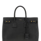 Black Calf Leather Sac De Jour Handbag