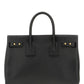 Black Calf Leather Sac De Jour Handbag