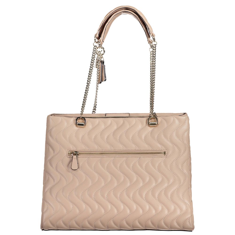 Pink Polyethylene Handbag