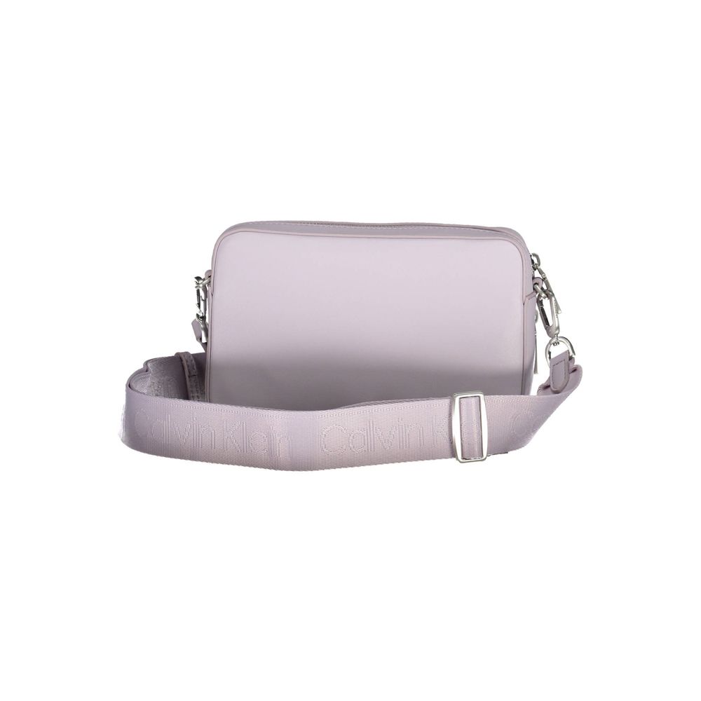 Purple Polyester Handbag