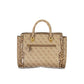 Beige Polyethylene Handbag