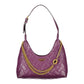 Purple Polyethylene Handbag