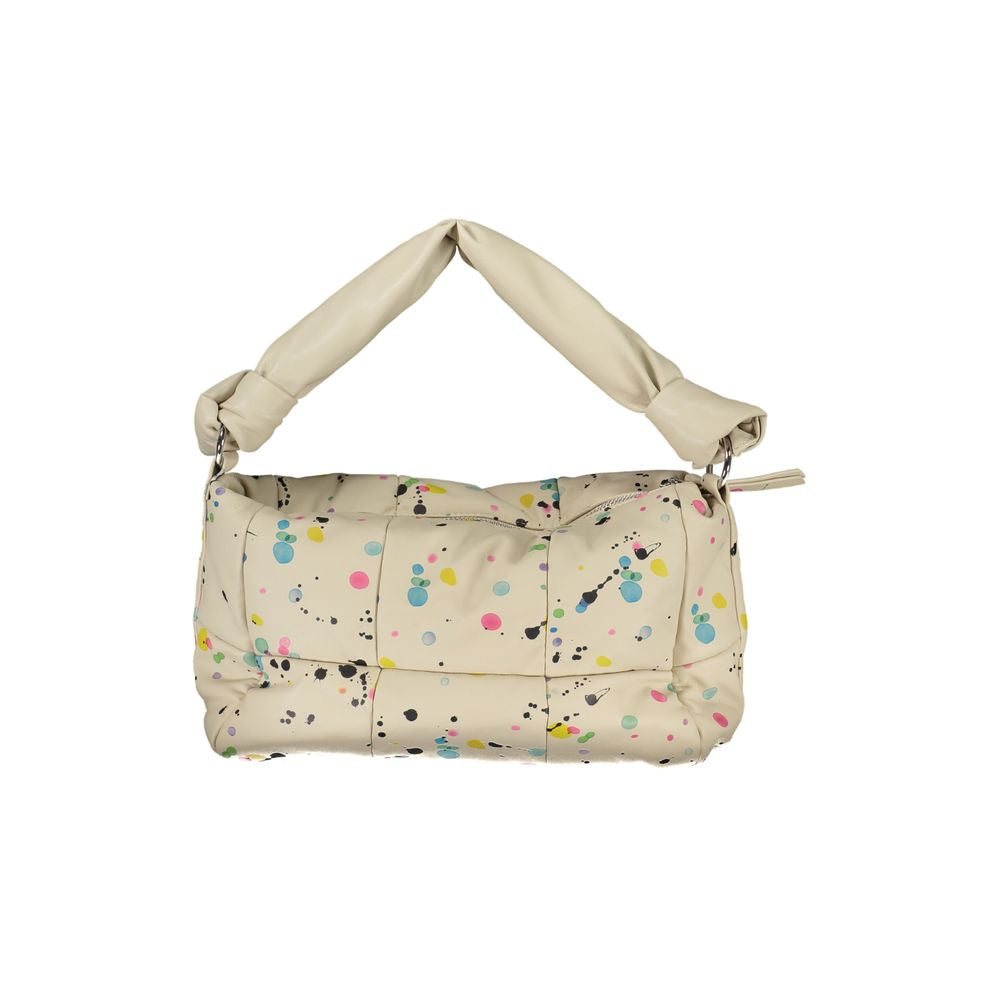 Beige Polyethylene Handbag