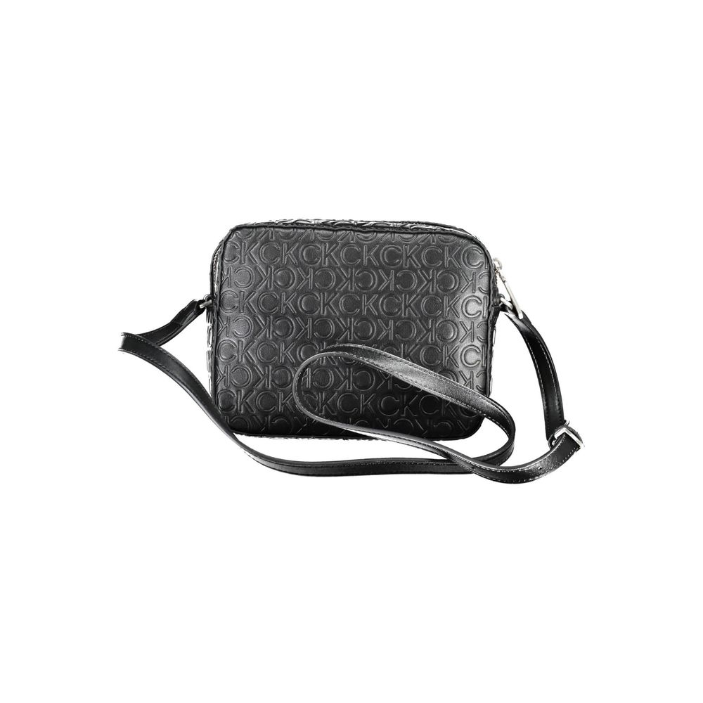 Black Polyester Handbag