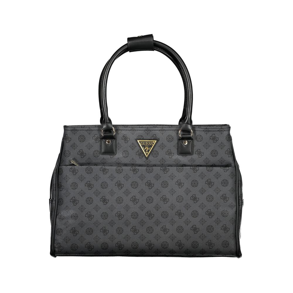 Gray Polyethylene Handbag