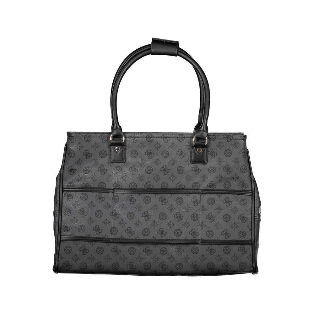 Gray Polyethylene Handbag