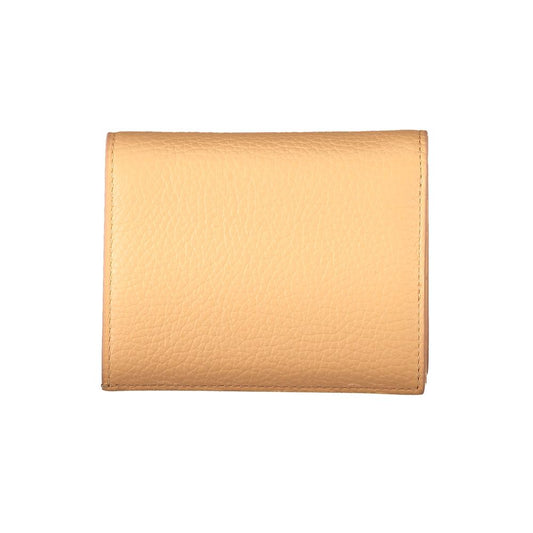 Orange Leather Wallet