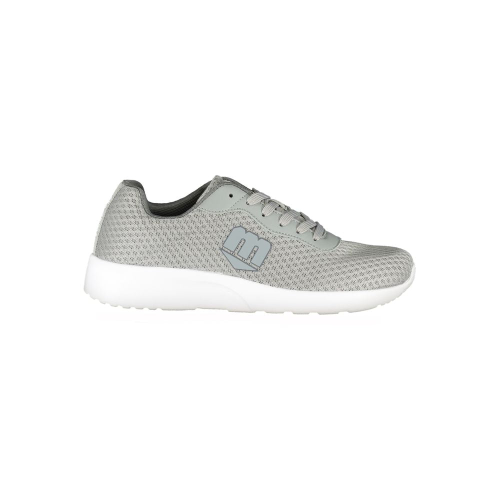 Gray Polyester Sneaker