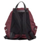 Medium Burgundy Econyl Nylon Rucksack Drawstring Backpack Bookbag