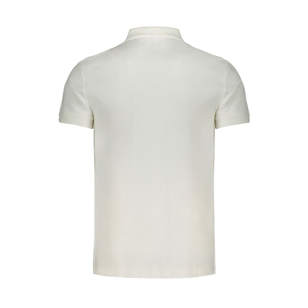 White Cotton Polo Shirt