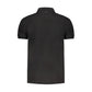 Black Cotton Polo Shirt