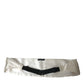 White Men Wide Waist Silk Belt Cummerbund