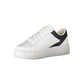 White Polyester Sneaker