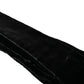 Black Viscose Wide Waist Women Belt