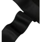 Black Silk Satin Waist Women Belt