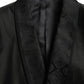 Black MARTINI Single Breasted Coat Blazer