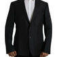 Black Wool MARTINI Single Breasted Coat Blazer