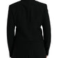 Black Crown Bee MARTINI Single Breasted Coat Blazer