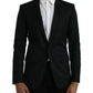 Black Wool MARTINI Single Breasted Blazer