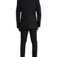 Dark Blue Wool NAPOLI Formal 2 Piece Suit