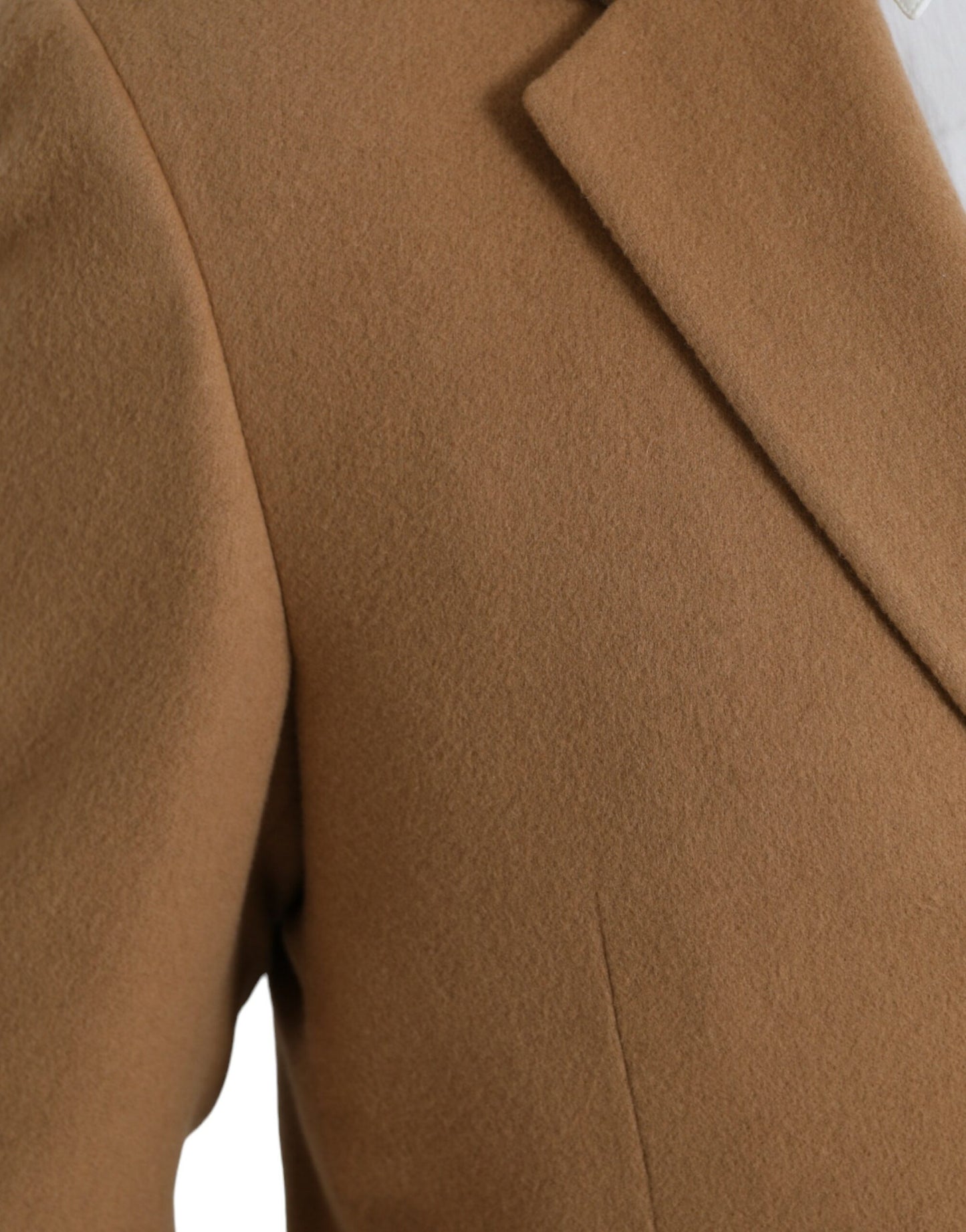 Brown Cashmere 2 Piece Single Breasted Suit