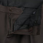 Dark Brown Wool Slim Fit Formal Pants