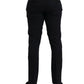 Dark Blue Wool Slim Fit Formal Pants