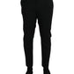 Black Wool SlimFit Dress Formal Pants